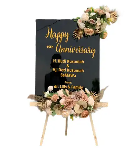 Papan Bunga Akrilik Tretep