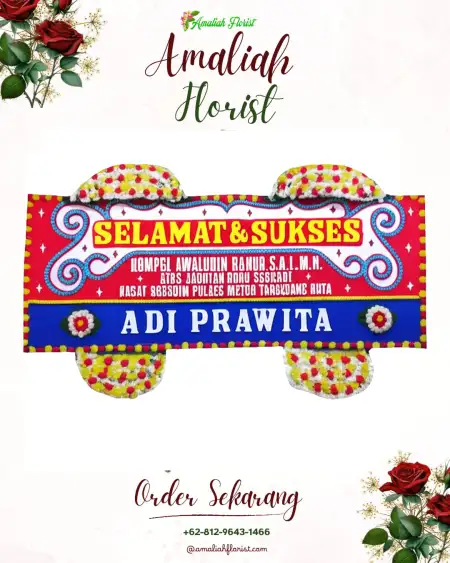 Papan Bunga Ucapan Selamat Tretep